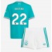 Liverpool Hugo Ekitike #22 Tredjedraktsett Barn 2025-26 Kortermet (+ Korte bukser)